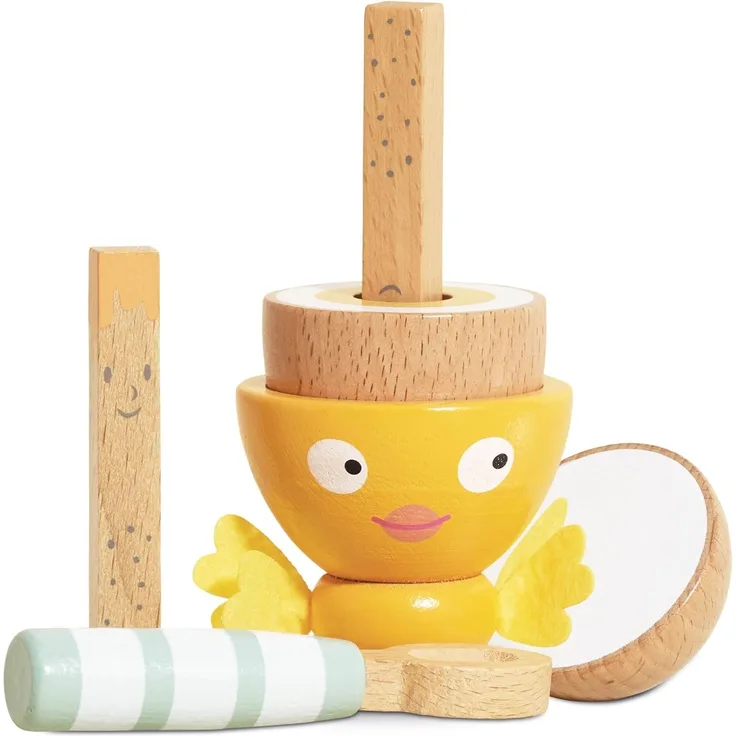 Le Toy Van TV315 Eierbecherset \"kleines Hühnchen\" für Kaufladen oder Kinderküche