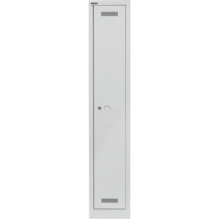 Bisley MonoBloc™ Garderobenschrank, 1 Abteil, 1 Fach, Farbe lichtgrau – Bild 1
