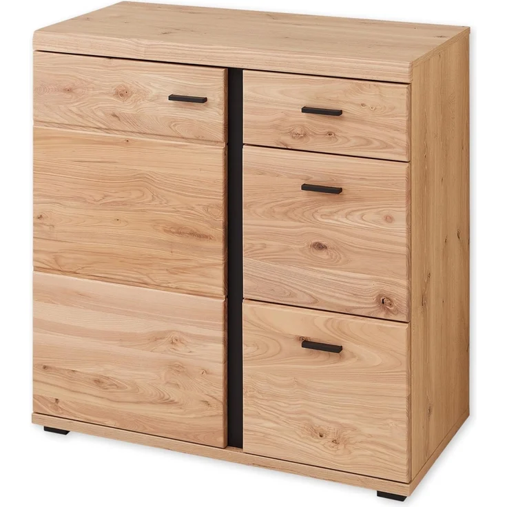 Kommode Sonos , Echtholz, Holzwerkstoff , Holzfarben , 85 x 86 x 42 cm