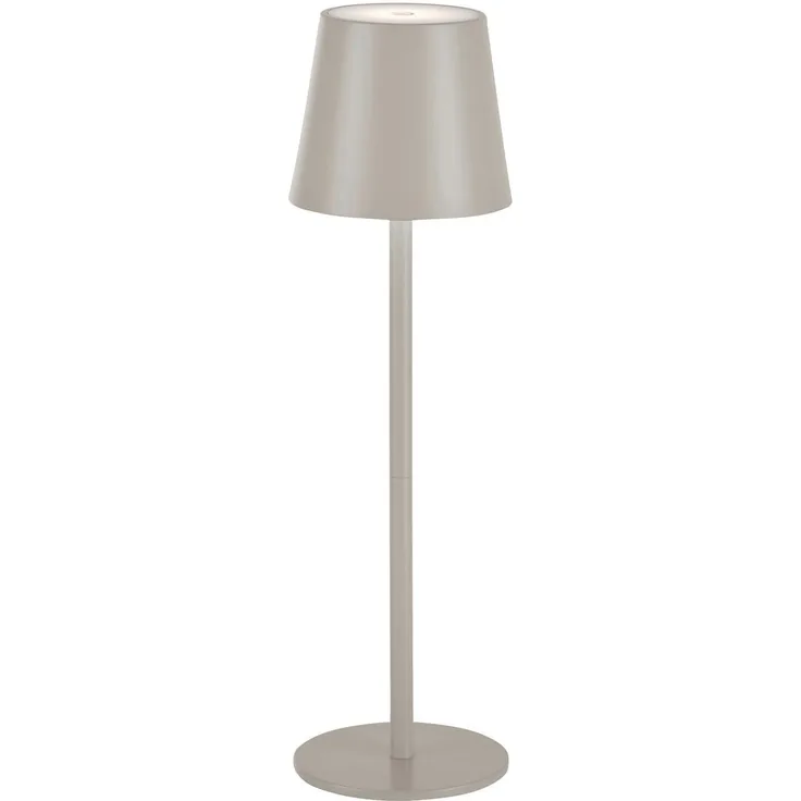 JUST LIGHT LED-Akku-Tischleuchte 19250-40 grau-beige, 2,5 W, 320 lm, 3000 K, IP54