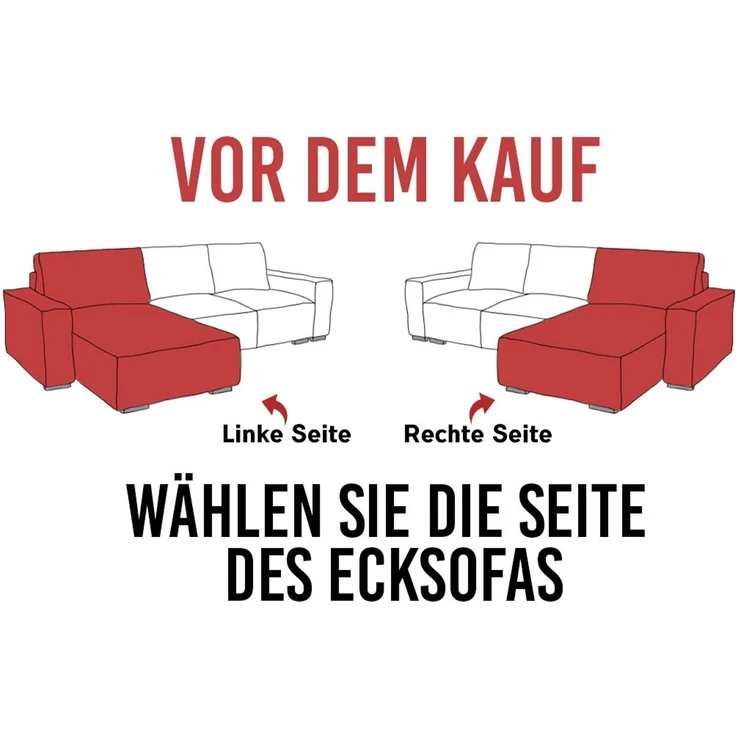 Ecksofa OVO mit schlaffunktion und bettkasten, Wellenfeder, lose Kissen, L-form 271x195 cm - Beige Struktur - rechte Seite – Bild 9