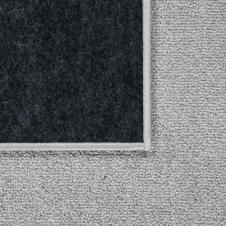 TT Home Teppich Diele, Esszimmer, Flur, Schlafzimmer, Wohnzimmer, Rechteckig, Höhe: 12 mm, Wohnzimmer Teppich Kurflor Unifarbendes Design Modern Und Zeitlos – Bild 3