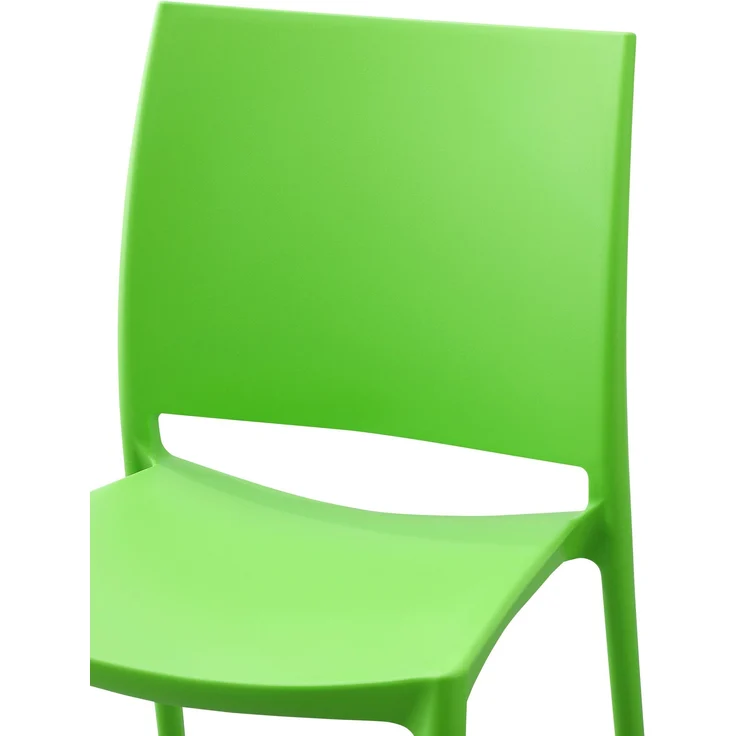 CLP Gartenstuhl Meton mit Lehne stapelbar wetterfest UV-beständig bis 150 kg,grün – Bild 7