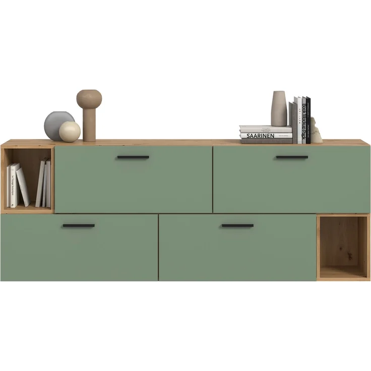 The One Wohnkombination in Smoke Green Nachbildung – Bild 2
