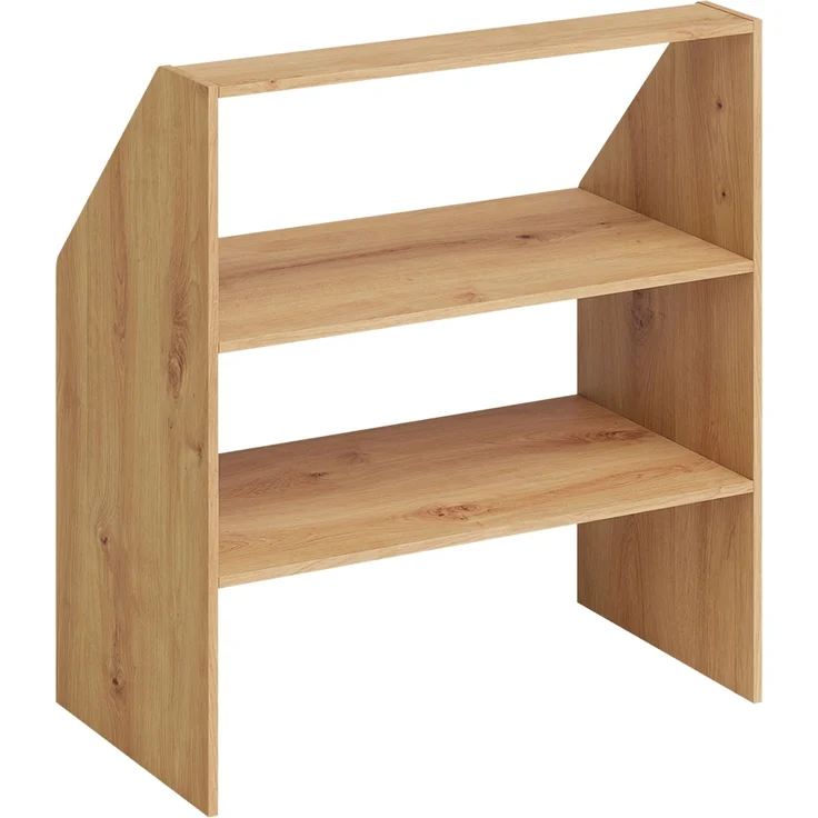 Bellamio 'Aland' Dachschrägenregal, Eichenoptik, 100x50x90 cm, Regal für Dachschräge mit 3 Fächern – Bild 9