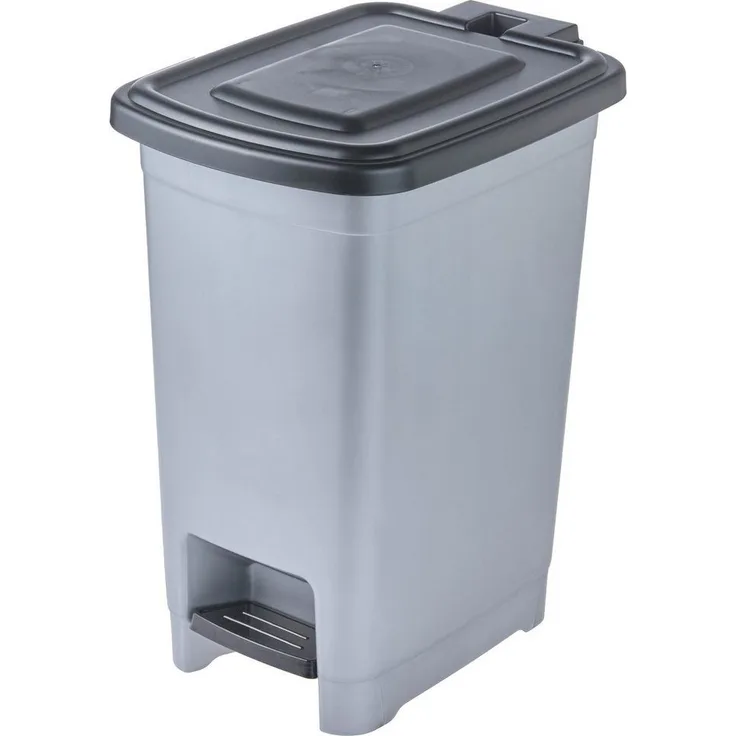 keeeper Treteimer Olaf 10,0 Ltr. 21x28x35 cm Light Silver