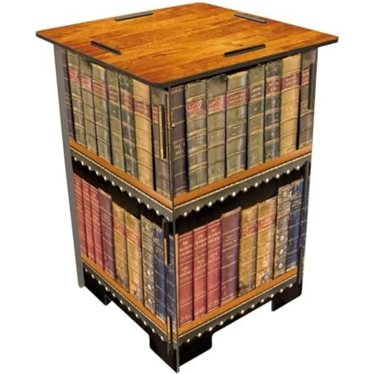 WERKHAUS® Hocker Werkhaus Photohocker SH8183 Antike Bücher Sitzhocker, Fotohocker 183 - Antike Bücher – Bild 1