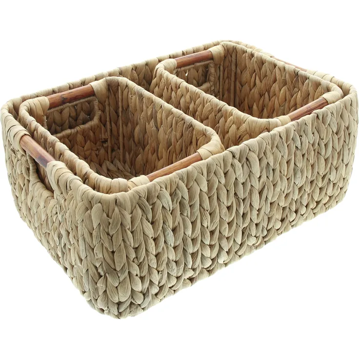 3er Set Universalkorb Aufbewahrungskorb Korb Körbchen Geflechtkorb Dekoration