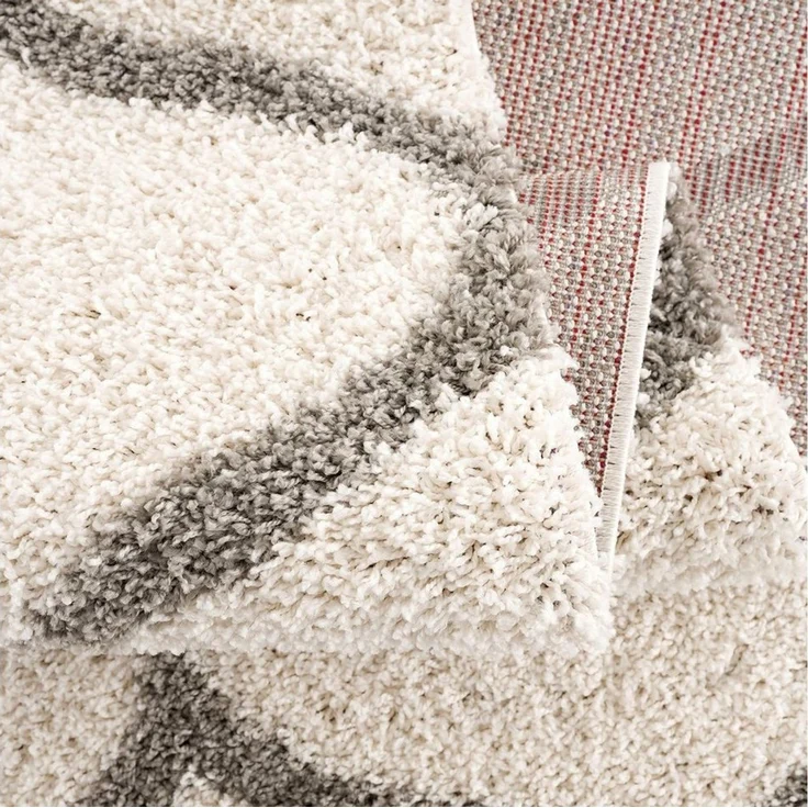 Sanat Hochflor-Teppich Madrid, rund, Höhe: 30 mm, Wohnzimmer, Langflor, Shaggy Teppich – Bild 2