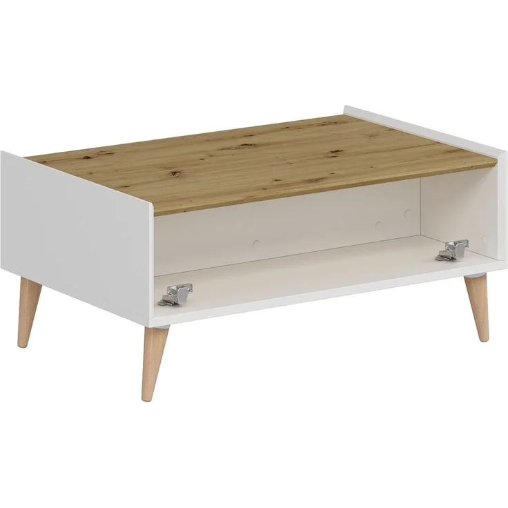 Skye Decor 'Mitra - 9090' Couchtisch, Weiß / Artisan, 90 x 41 x 60 cm – Bild 7