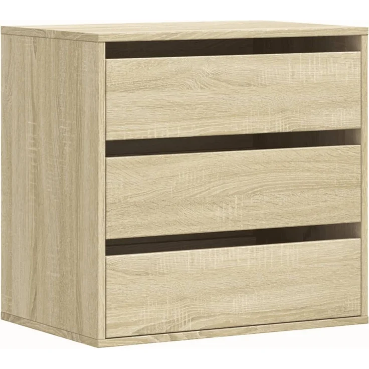 vidaXL Kommode Sonoma-Eiche 60x41x58 cm Holzwerkstoff 852845 – Bild 2