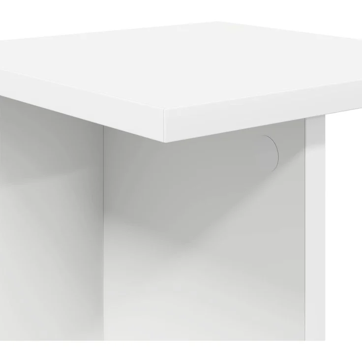 vidaXL Pflanzenständer 2 stk. Weiß 25 x 25,5 x 80,5 cm Holzwerkstoff 899643 – Bild 9