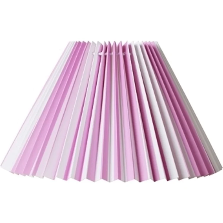 PLISSEE GESTREIFT HACIENDA SEITE 21 CM ROSA/WEISS