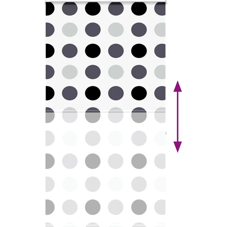 vidaXL Duschrollo mit Kassette 140x240 cm Stoffbreite 136 cm 4014961 – Bild 5