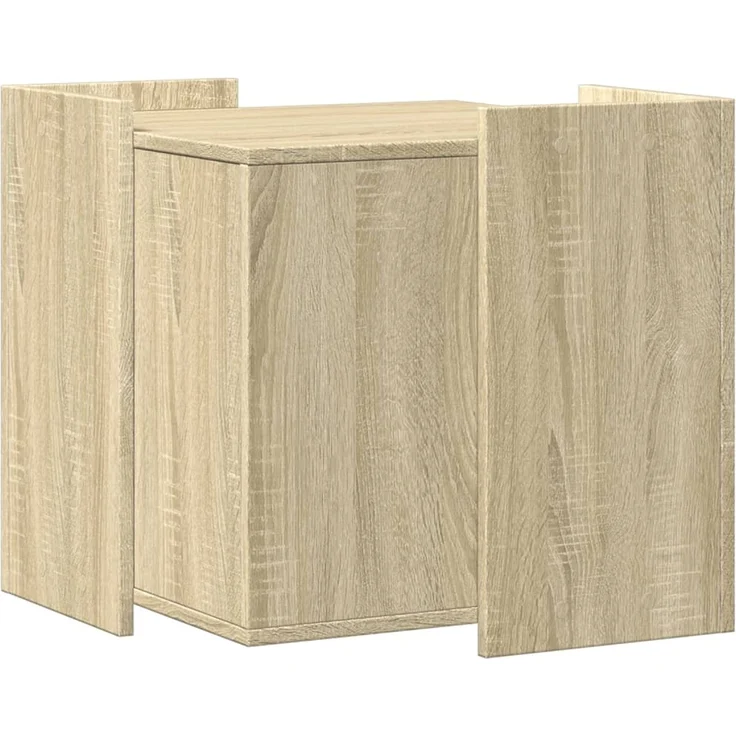 vidaXL Katzenklo Sonoma Eiche 53x53x51 cm Holzwerkstoff 857753 – Bild 5