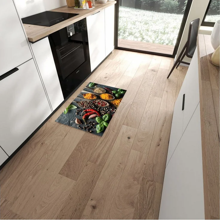 Primedeco Teppich Küchenteppich Küchengewürze PVC rutschfest abwaschbar Läufer, Rechteckig, Höhe: 3 mm, Pflegeleicht & Wasserabweisend – Bild 2