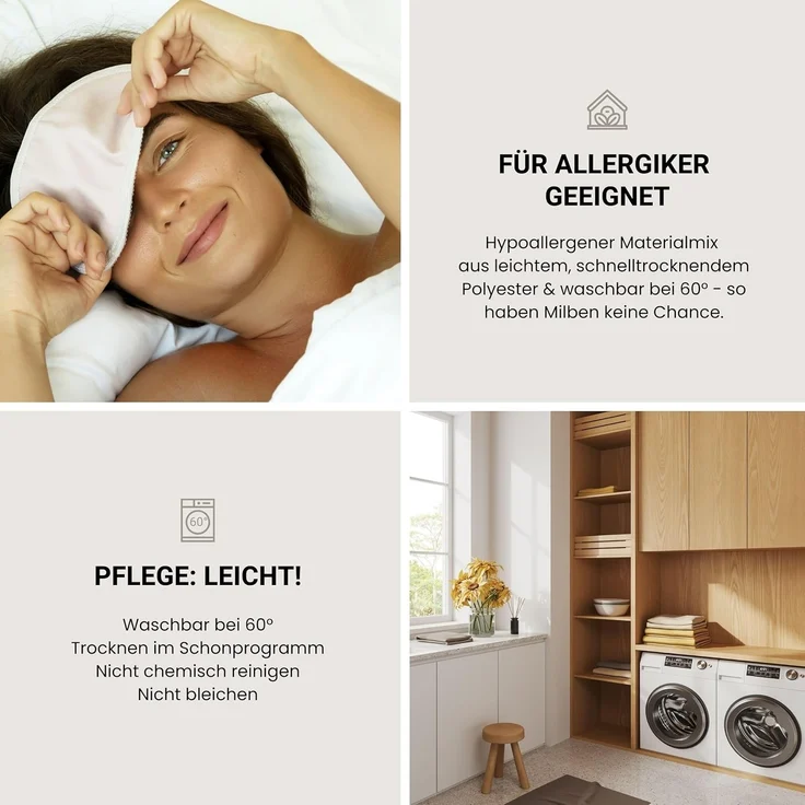 Schiesser 'Hygge' Microfaserbettdecke Bettdecke, 135 x 200 cm – Bild 5