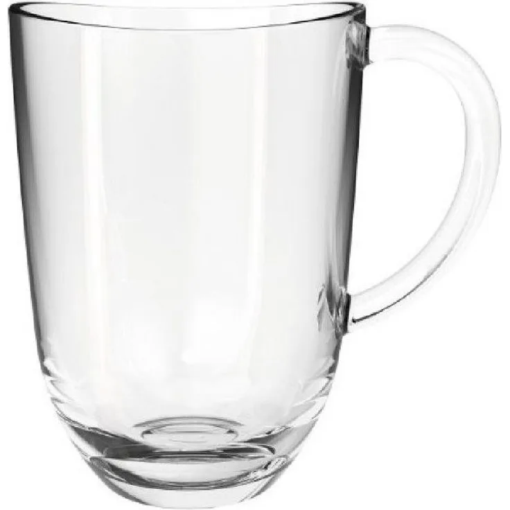 Leonardo Tasse Napoli, Glastasse, Becher, Kaffeetasse, Kalk-Natron Glas, klar, 380 ml, 024203
