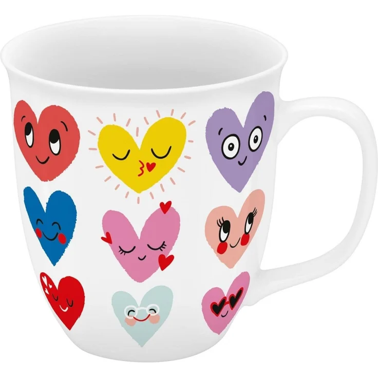 Tasse Becher Teetasse Kaffeetasse 40cl Geschenk Sheepworld HERZEN 74864 – Bild 3
