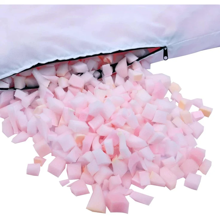 vidaXL Zerkleinerte Schaumfüllung Rosa 2,5 kg Polyurethan 900285 – Bild 3