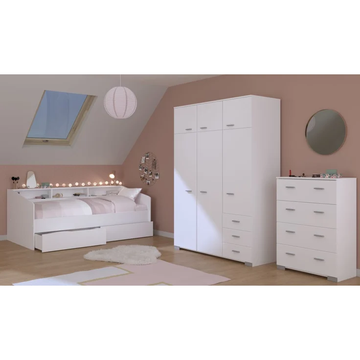 Parisot Kinderzimmer und Jugendzimmer Sleep in weiß Set 3-tlg. – Bild 2