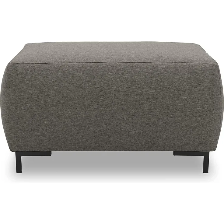 LOOKS by Wolfgang Joop Looks VI Designer Hocker, Polsterhocker, grau, 88x68 cm