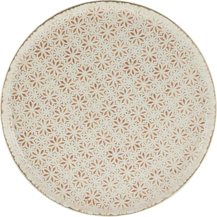 Speiseteller EMILIANA PEACH DH 28x3 cm gelb