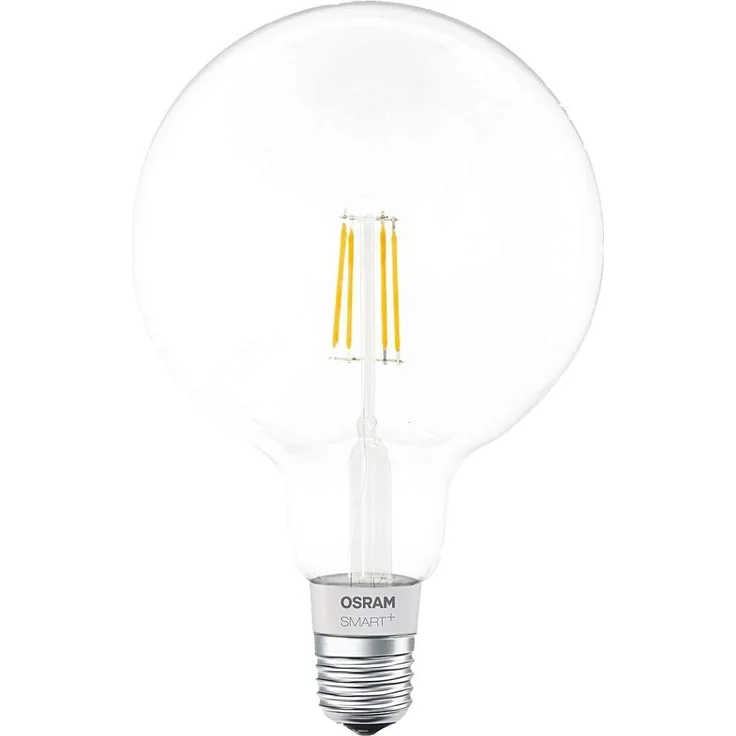OSRAM SMART+ LED Filament Globe Bluetooth Lampe mit E27 Sockel, dimmbar, ersetzt 50W – Bild 1