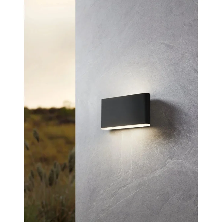 Eglo LED Außen-Wandleuchte Grutti anthrazit 17,5 x 9 cm – Bild 4