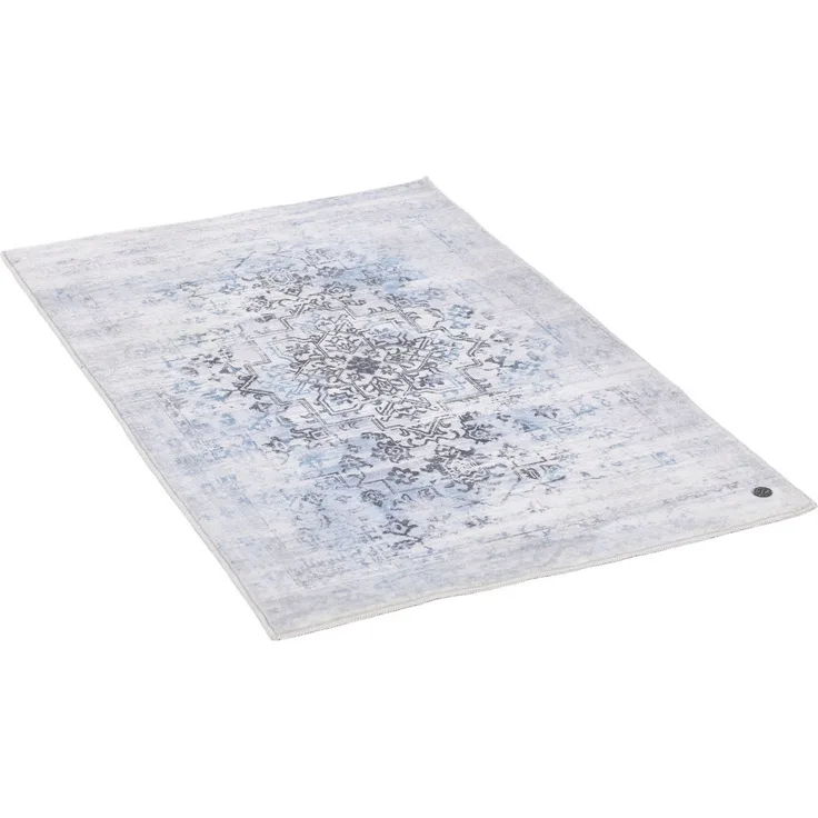 TOM TAILOR HOME Badematte Oriental Bath SIX, Höhe 7 mm, rutschhemmend beschichtet, fußbodenheizungsgeeignet, strapazierfähig, Polyester, rechteckig, Badteppich, Orient-Optik, Vintage Design, waschbar