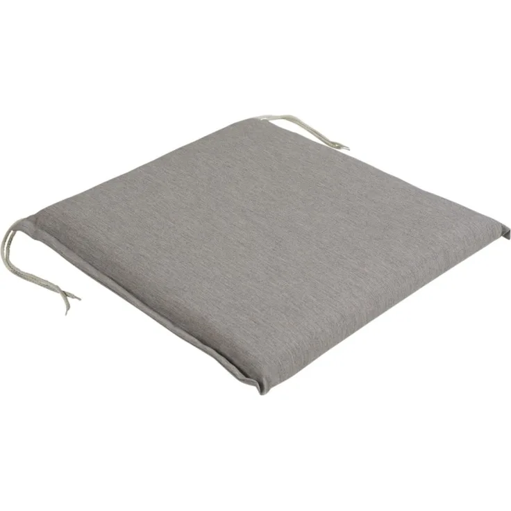 Brafab Sitzkissen Florina aus Dralon-Stoff, modern, mit Bändern, beige, 45x48x5 cm