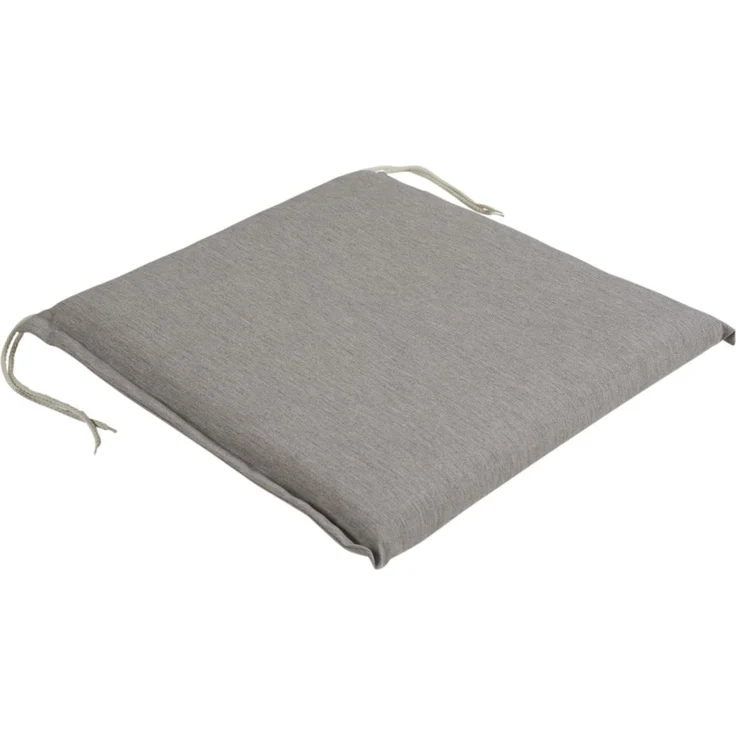 Brafab Sitzkissen Florina aus Dralon-Stoff, modern, mit Bändern, beige, 45x48x5 cm – Bild 1