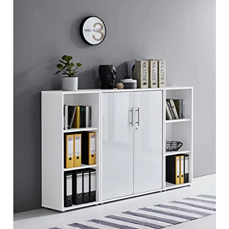 moebel-dich-auf Aktenschrank OFFICE EDITION (Set 2, abschließbar, Metallgriffen) Made in Germany – Bild 2