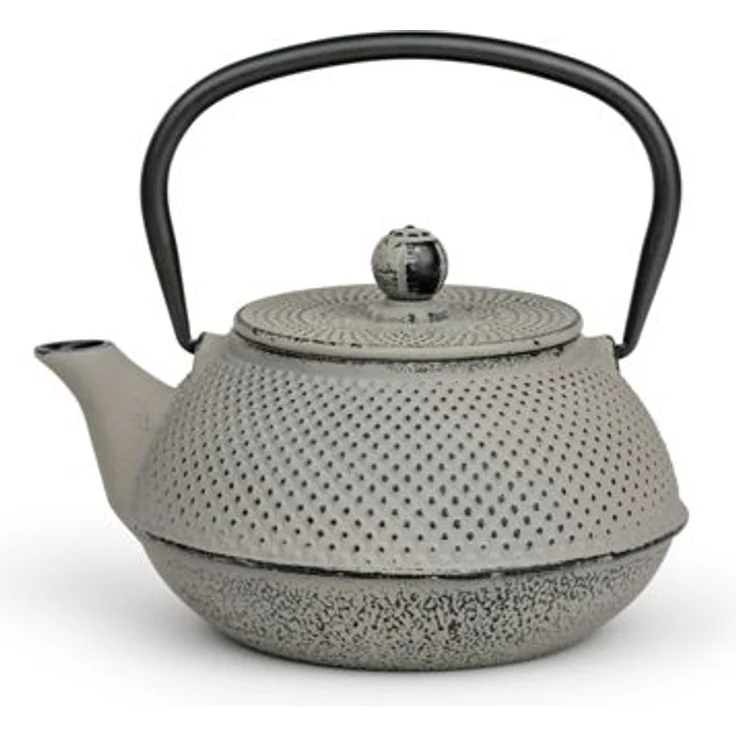 Bredemeijer Teekanne Jang 0,8l Gusseisen grau + Filter 153022 – Bild 1