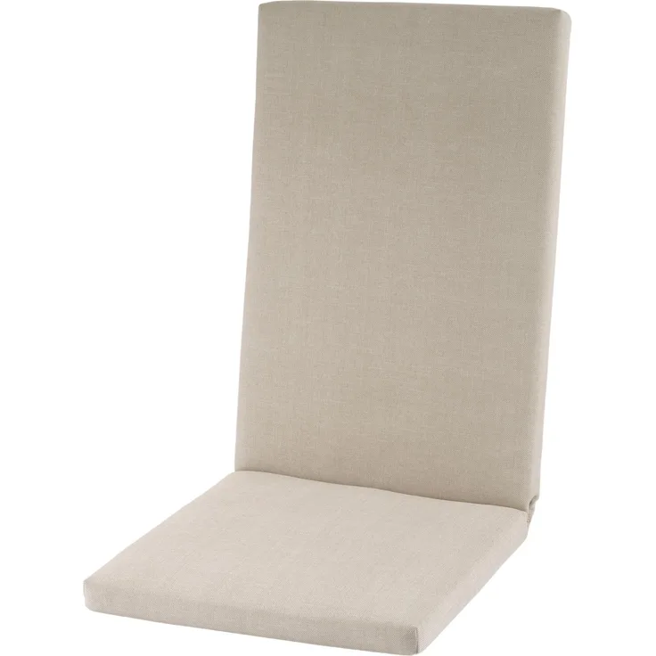 Sun Garden Avantgarde Hochlehner-Auflage Beige 122 x 48 x 5 cm