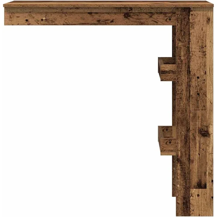 vidaXL Wand-Bartisch Altholz-Optik 102x45x103,5 cm Holzwerkstoff 856860 – Bild 3