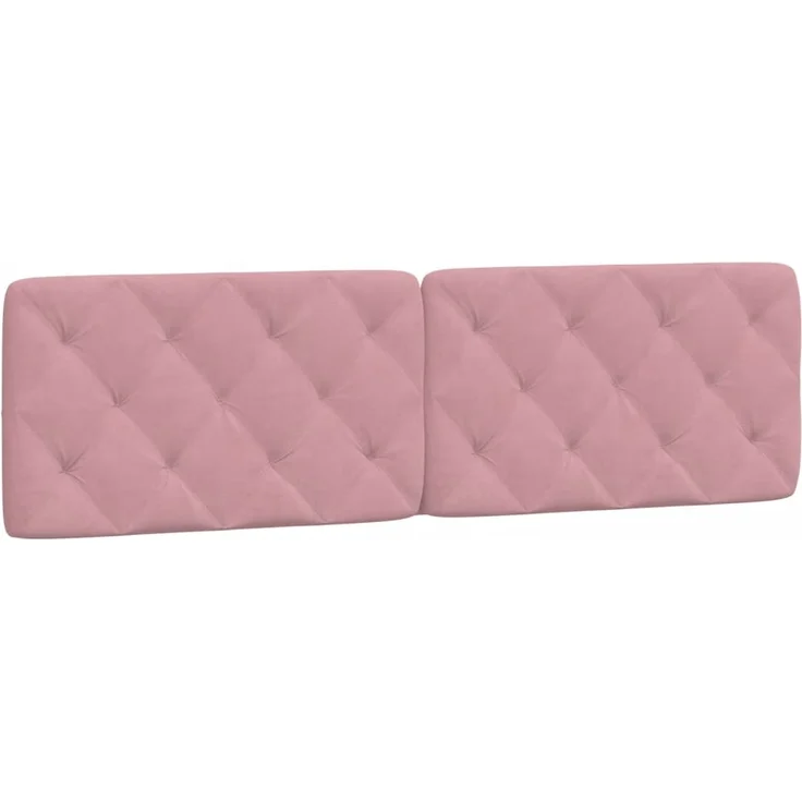 vidaXL Kopfteil-Kissen Rosa 180 cm Samt 374744 – Bild 2