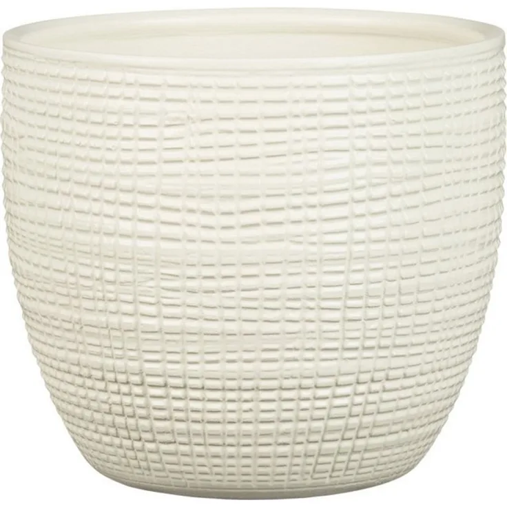 Scheurich Übertopf Serie 866 Ø 22 x 19,3 cm creme