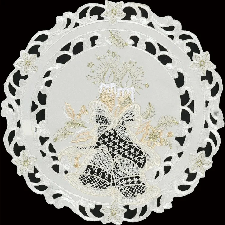 Brilliant Tischdecke / Weihnachten /Spitze – Bild 1