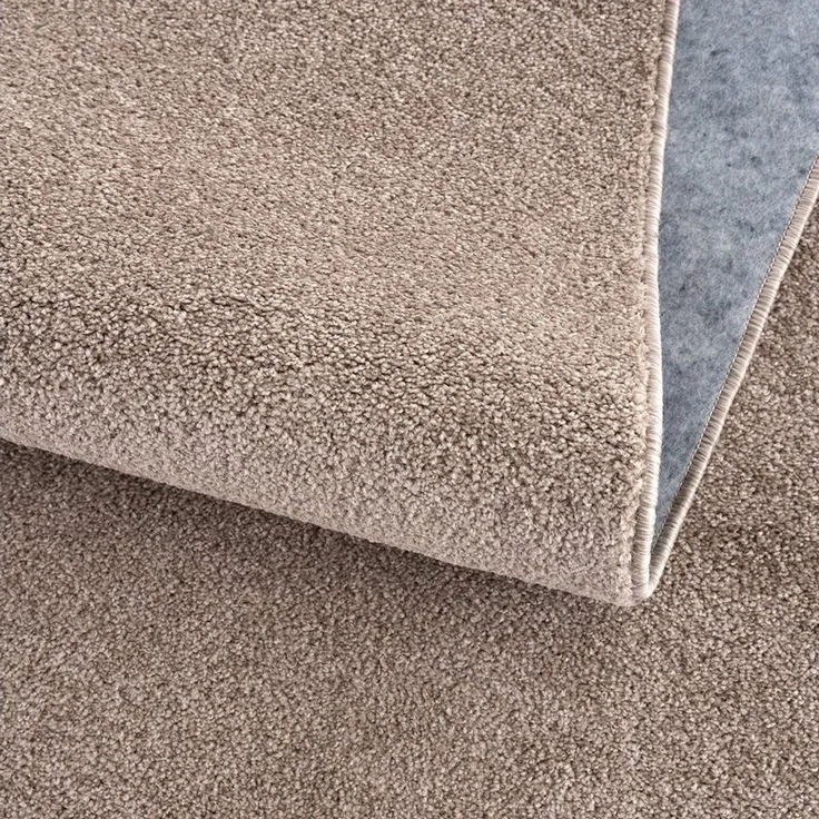 Jimri Teppich Lotus Wohnzimmer Teppich Einfarbig Kurzflor Läufer Uni, Rund, Wohnzimmer Teppich Einfarbig Kurzflor Läufer – Bild 3