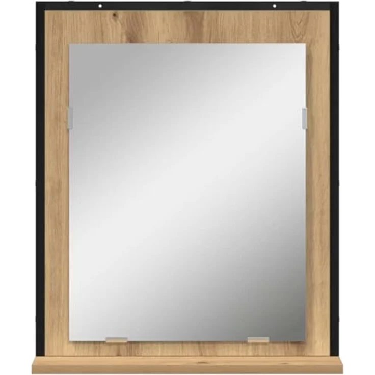 vidaXL Spiegel Artisan-Eiche 50 x 12 x 60 cm Glas und engineered Holz 862221 – Bild 7