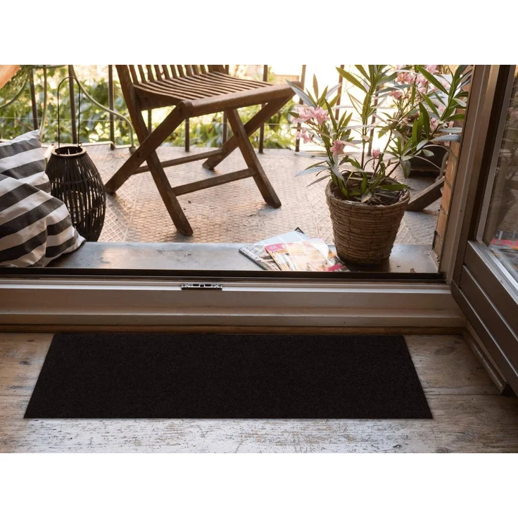 Salonloewe Läufer Läufer klein 30x100 Uni Schwarz, Läufer klein, Höhe: 300 mm – Bild 3