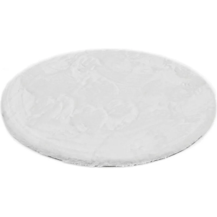LUXOR living Fellteppich Novara, rund, Höhe: 35 mm, Kunstfell, Kaninchenfell-Haptik, besonders weicher Hochflor – Bild 1