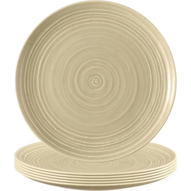 Seltmann Weiden Terra Frühstücksteller ø 22,5 cm sandbeige 6er Set – Bild 1