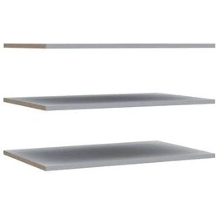FORTE Extras Robes/Kds Einlegeböden, Holzwerkstoff, Grau, 57,8 x 42 x 1,5 cm – Bild 6