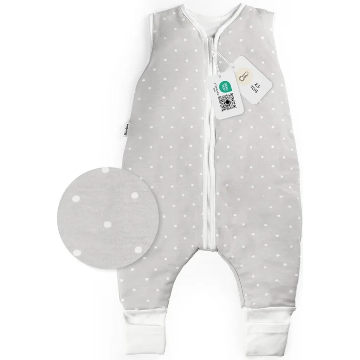 Ehrenkind Babyschlafsack Schlafsack mit Füßen 2.5 TOG, Bio-Baumwolle, Ganzjahr (Standard by OEKO-TEX, 100% Bio-Baumwolle, Ganzjahresschlafsack mit Beinen, 2.5 TOG), Baby Schlafsack, Schlafsack Baby