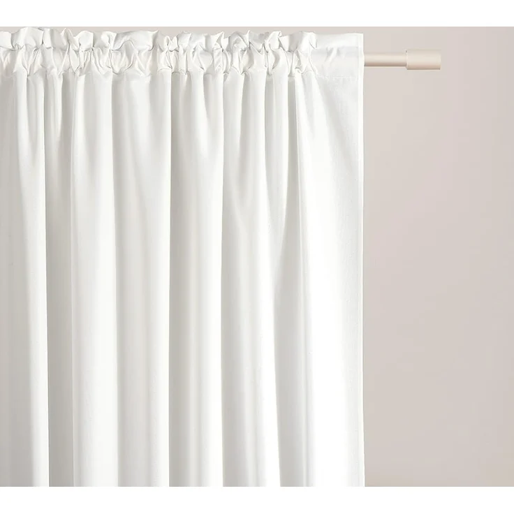 ROOM99 Vorhang mit Kräuselband Aura 140x280 cm Breite x Höhe Schiebegardinen Deko Modern Curtain Gardine Wohnzimmer Schlafzimmer Ecru, 1 Stück – Bild 2