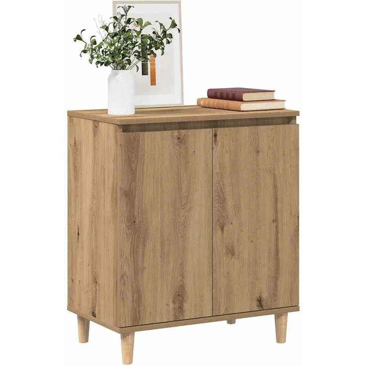 vidaXL Sideboard Artisan-Eiche 60x35x70 cm Holzwerkstoff 856477 – Bild 2