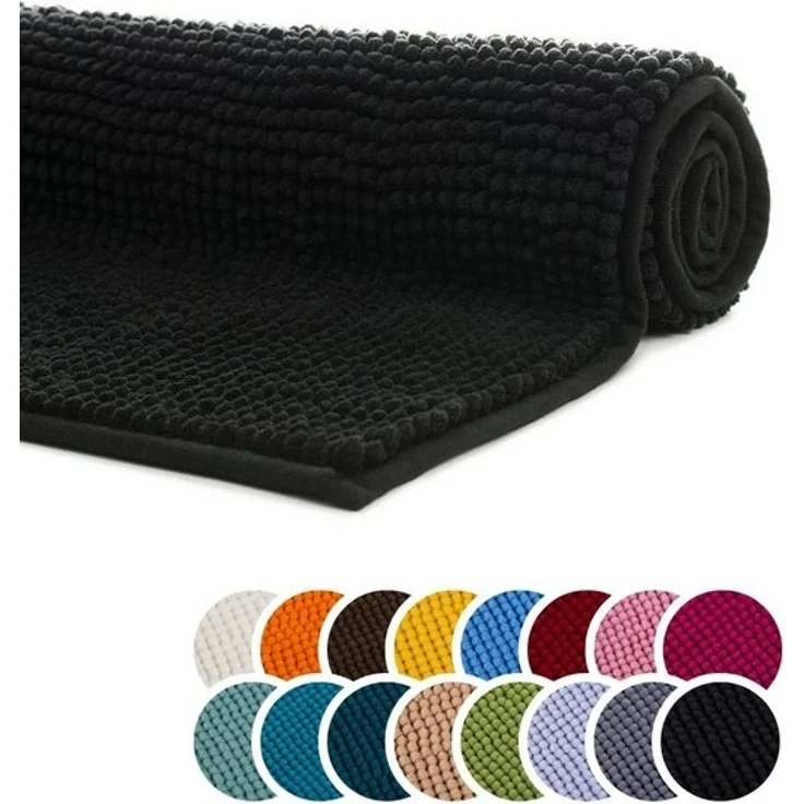 liebling Badematte Badteppich, Fußbodenheizung geeignet, in 3 Größen, Polyester, rechteckig, Antirutsch-Beschichtung, starke Saugfähigkeit, Öko-Tex zertifiziert – Bild 4