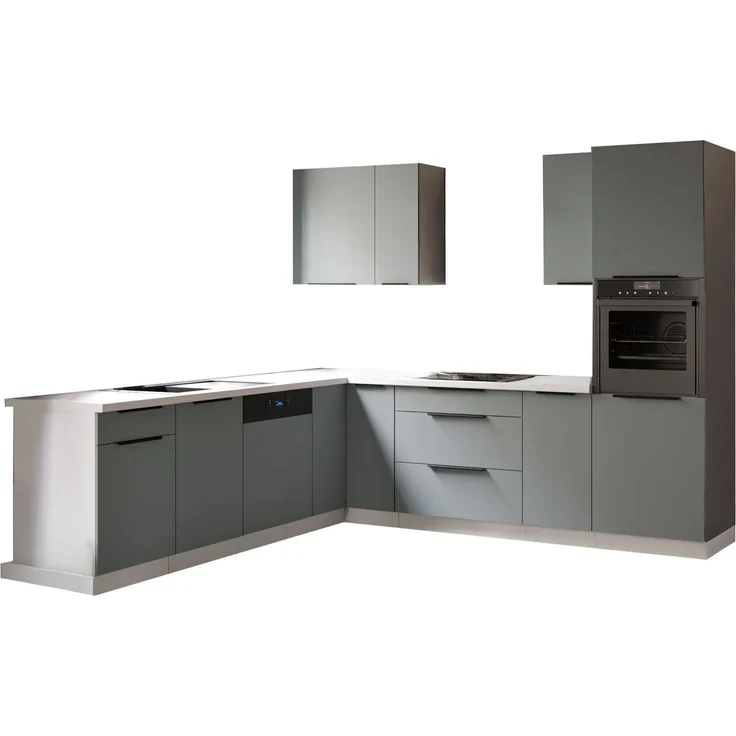 Winkelküche ARIA K-WH ECKE 2 - 250 x 270 cm Anti Fingerprint Küchenzeile Küchenblock Singleküche Einbauküche Küche Eckküche – Bild 17